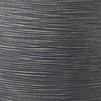 Capi Fioriera Rotonda Waste Rib 43x41 cm Grigia