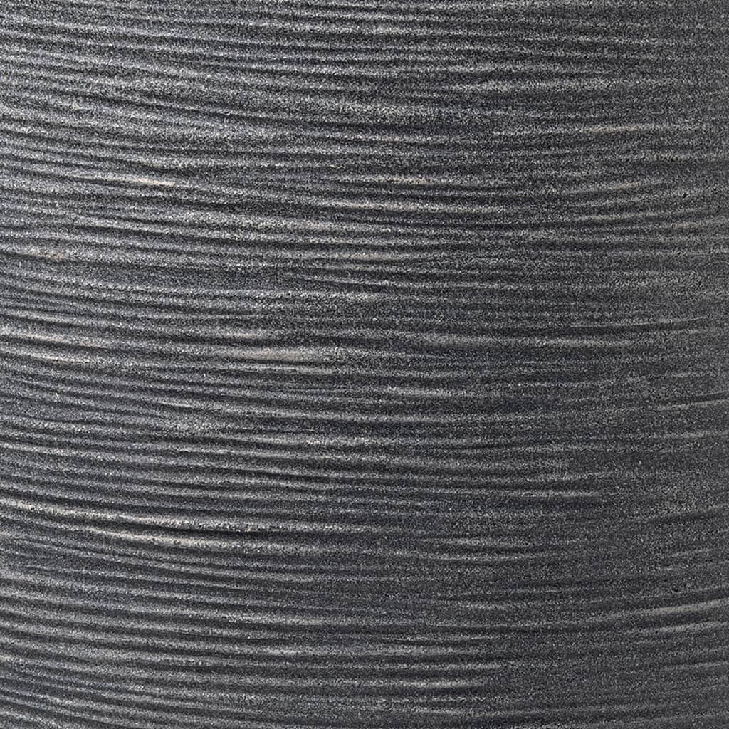 Capi Vaso Basso Elegante Waste Rib 46x58 cm Grigio