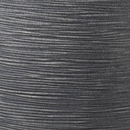 Capi Vaso Basso Elegante Waste Rib 46x58 cm Grigio