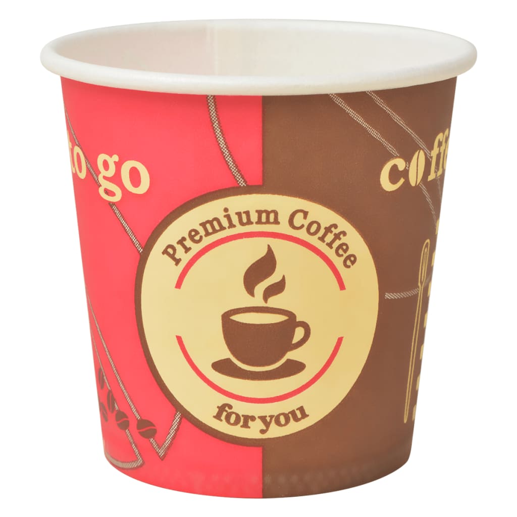Bicchieri da CaffÃƒÂ¨ Monouso in Carta 1000 pz 120 ml (4 oz)