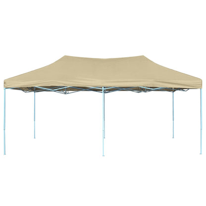 Tenda Pieghevole Pop-Up 3x6 m Bianco Crema