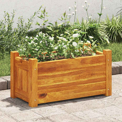Letto Rialzato da Giardino in Legno di Acacia 50x25x25 cm