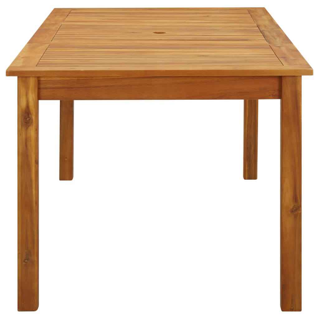 Tavolo da Giardino 200x90x74 cm in Legno Massello di Acacia