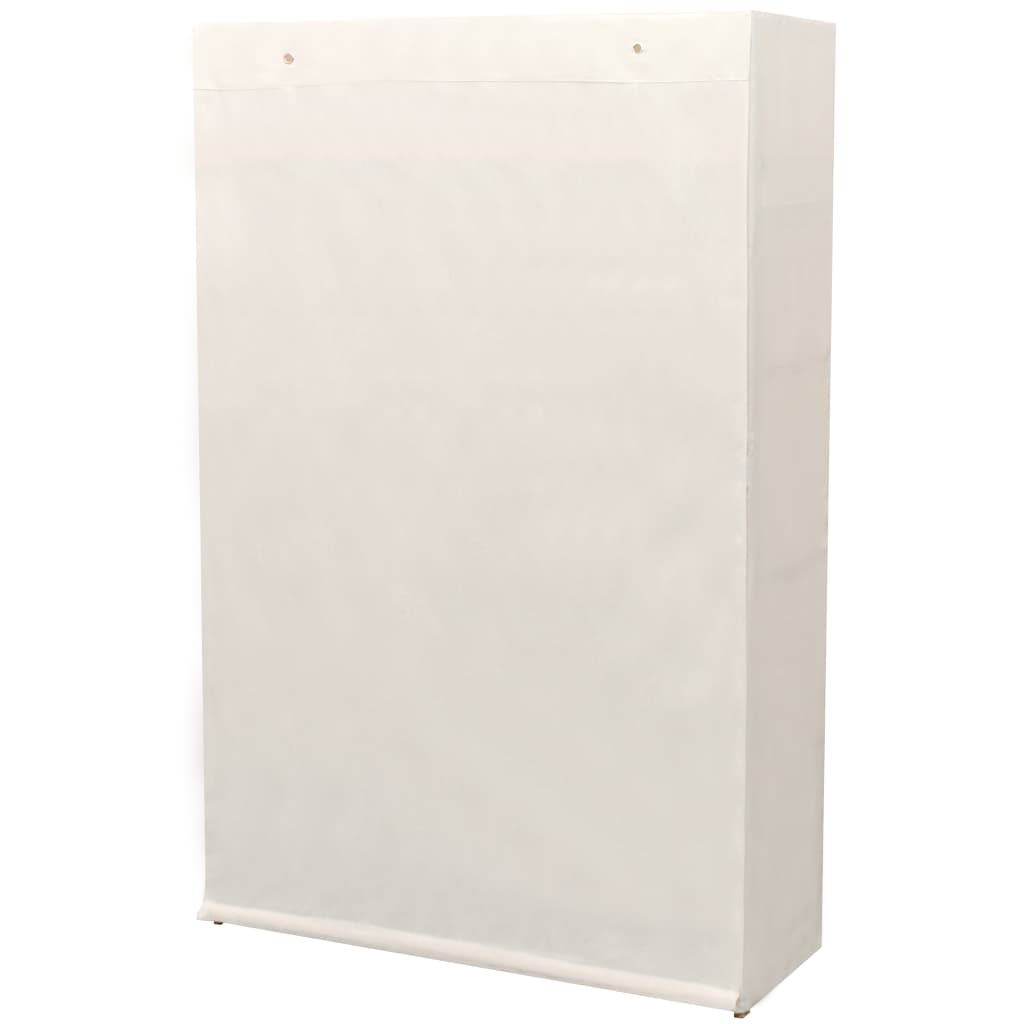 Armadio in Stoffa e Legno di Pino 110x40x170 cm