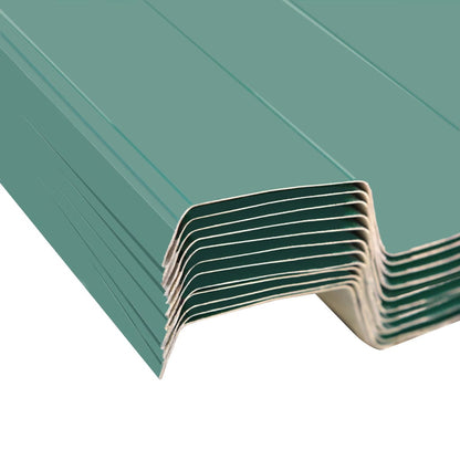 Pannelli da Tetto 12 pz in Acciaio Zincato Verde