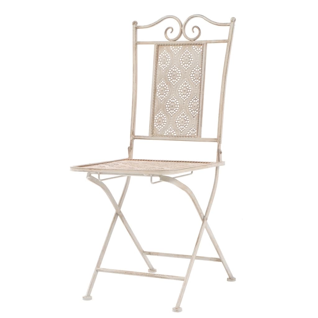 Set da BistrÃ² 3 pz in Acciaio Bianco