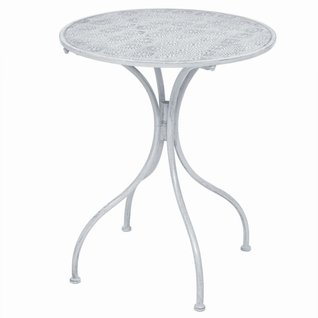 Set da BistrÃ² 3 pz in Acciaio Bianco Grigiastro