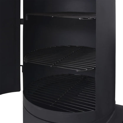 Barbecue a Carbonella con Ripiano Inferiore Nero XXL
