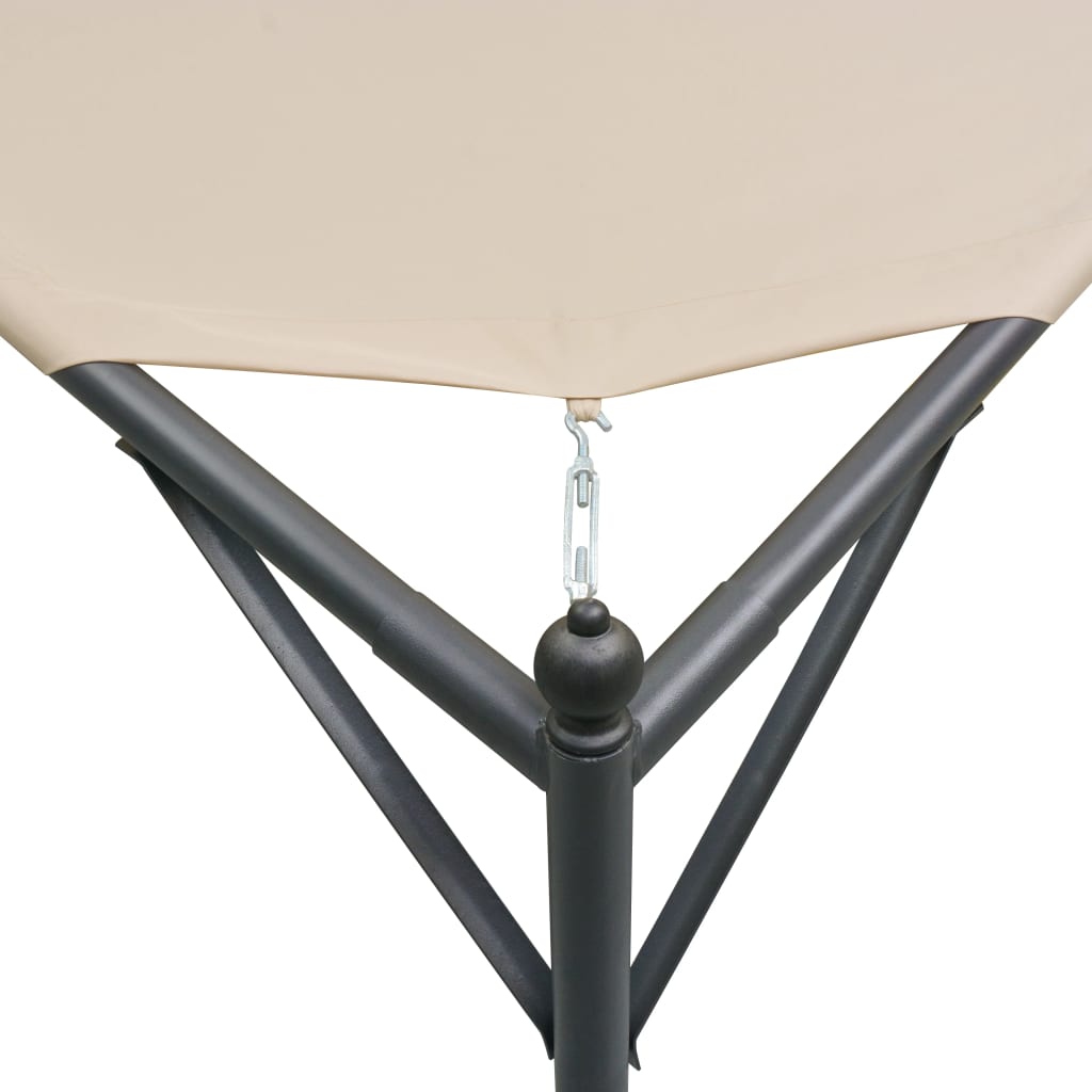 Gazebo con Parasole 4x4 m