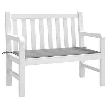 Cuscino per Panca Grigio 100x50x3 cm in Tessuto Oxford
