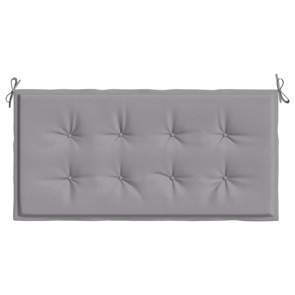Cuscino per Panca Grigia 120x50x3 cm in Tessuto Oxford