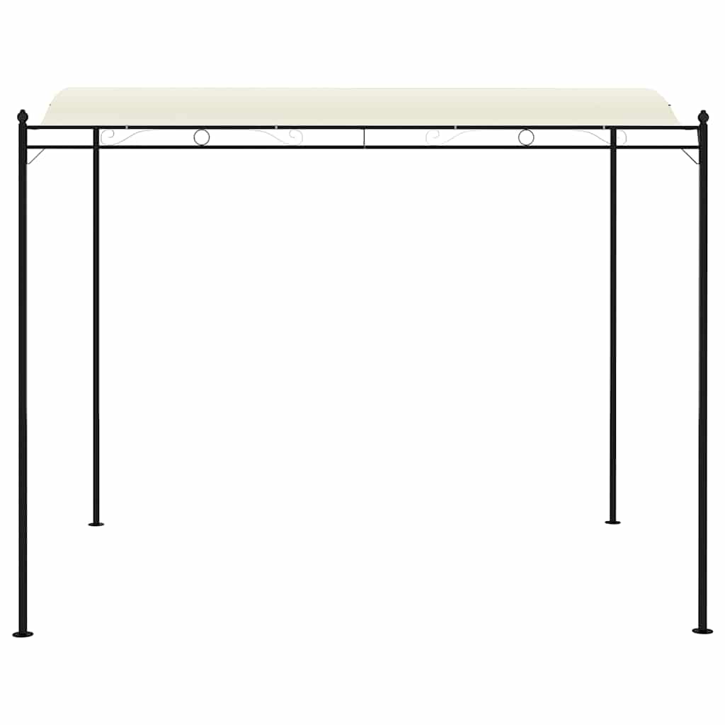 Gazebo in Tessuto Bianco Crema