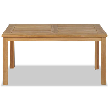 Tavolino da Salotto in Legno di Teak 90x50x45 cm