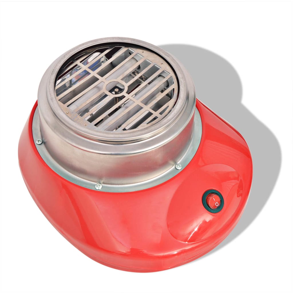 Macchina per lo Zucchero Filato 480 W Rossa
