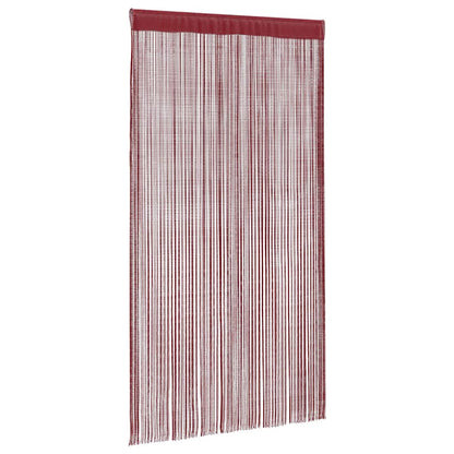 Tende a Filo 2 pz 140x250 cm Rosso BordÃƒÆ’Ã‚Â²