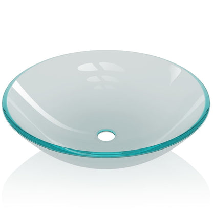 Lavandino in Vetro Temperato 42cm Smerigliato