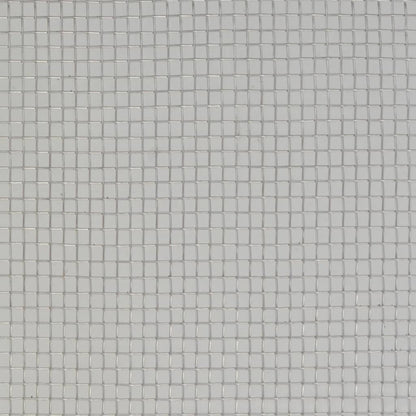 Recinzione in Rete in Acciaio Inossidabile 100x1000 cm Argento