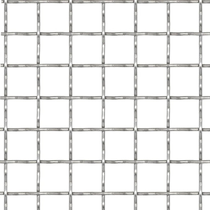 Recinzione in Rete Modulare in Acciaio Inox 50x50 cm 11x11x2 mm