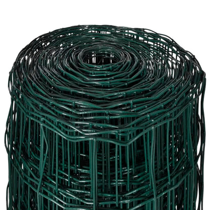 Recinzione Euro in Acciaio 25x1,7 m Verde