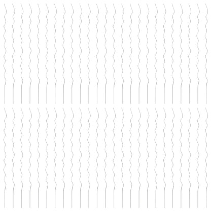 50 pz Supporti a Spirale per Piante 170 cm in Acciaio Zincato