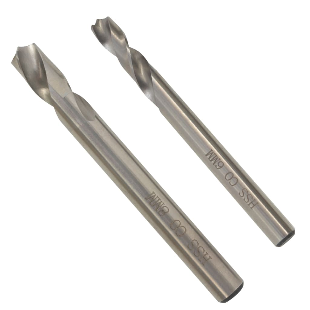 Set Perforatrice 2 pz  Punti Saldatura 6/8 mm HSS
