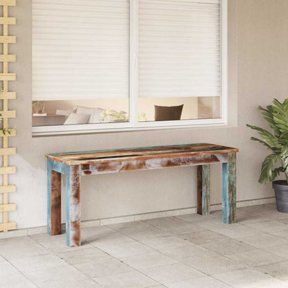 Panca in Legno Massello di Recupero 110x35x45 cm