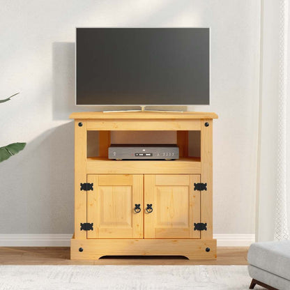 Tavolo Console in Pino Messicano Corona Range 80x43x78 cm
