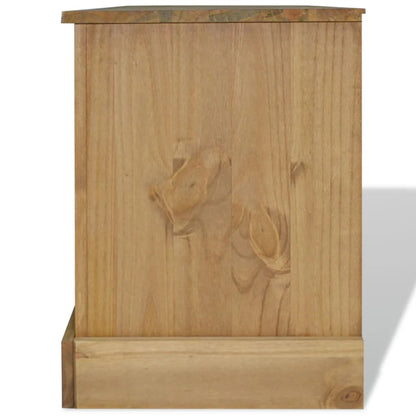 Mobile Porta TV Legno Pino Messicano Corona Range 120x40x52 cm