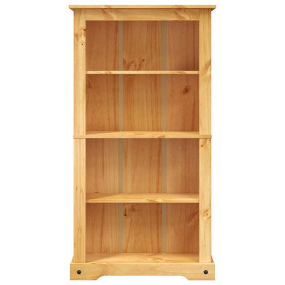 Libreria a 4 Ripiani Pino Messicano Corona Range 80x29x150 cm