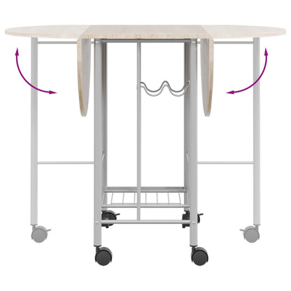 Set Tavolo e Sedie 5 pz Pieghevoli in MDF