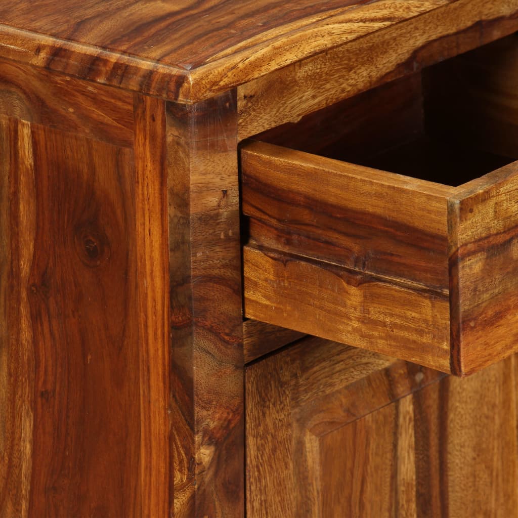 Comodini 2 pz 40x30x50 cm in Legno Massello di Sheesham