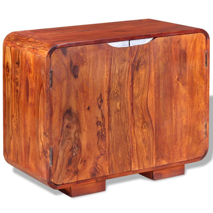 Credenza in Legno Massello di Sheesham 75x35x60 cm