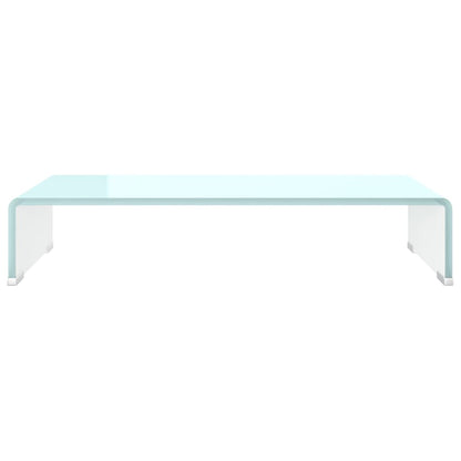 Supporto TV / Rialzo Monitor in Vetro Verde 60x25x11 cm