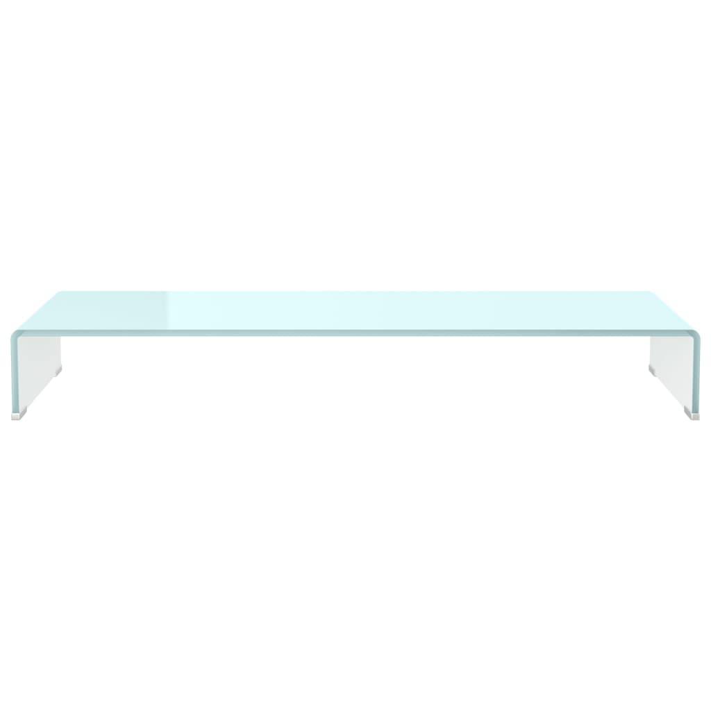 Supporto TV / Rialzo Monitor in Vetro Verde 100x30x13 cm