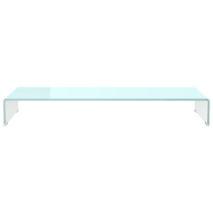 Supporto TV / Rialzo Monitor in Vetro Verde 100x30x13 cm