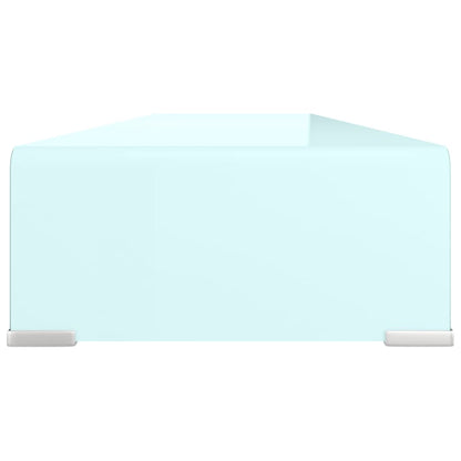 Supporto TV / Rialzo Monitor in Vetro Verde 110x30x13 cm