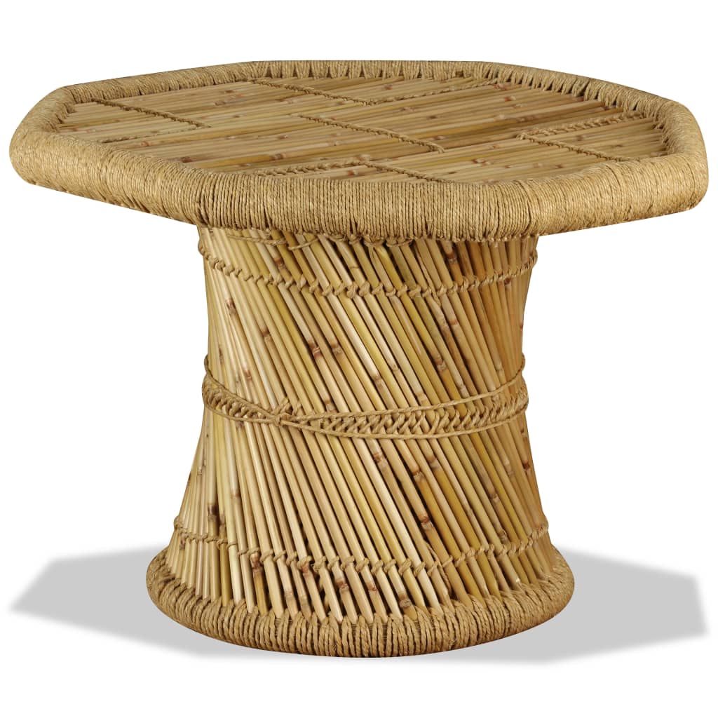 Tavolino da Salotto in BambÃ¹ Ottagonale 60x60x45 cm