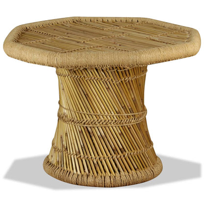 Tavolino da Salotto in BambÃ¹ Ottagonale 60x60x45 cm