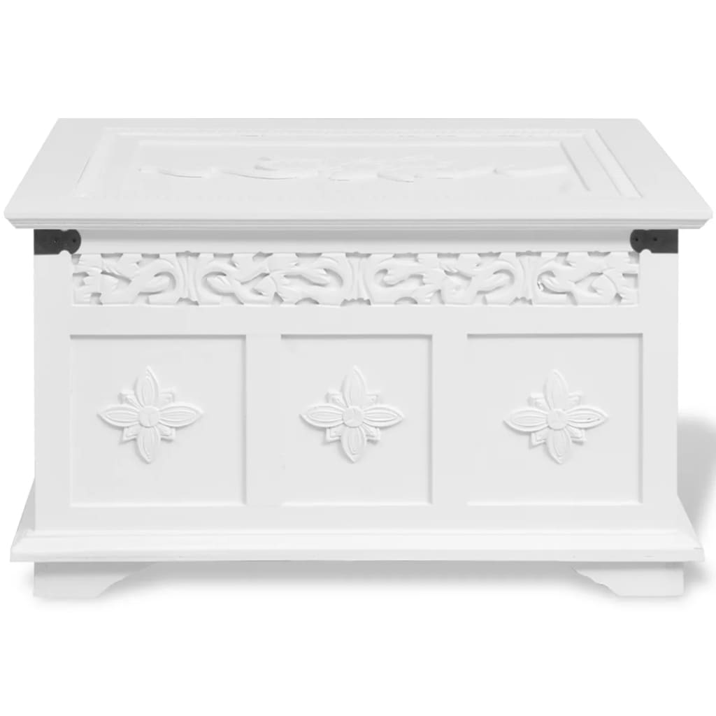 Set 2 Pezzi Cassapanche Bianche