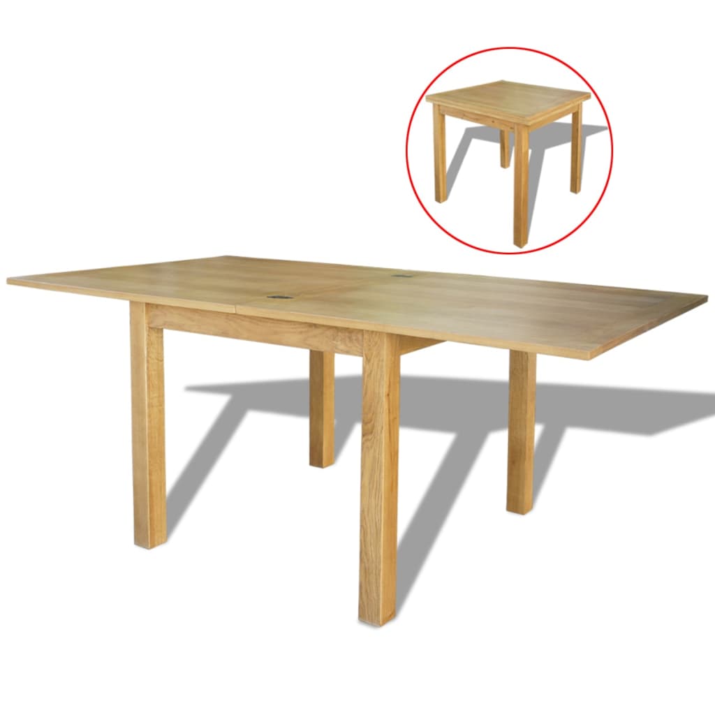 Tavolo Estensibile in Legno di Rovere 170x85x75 cm