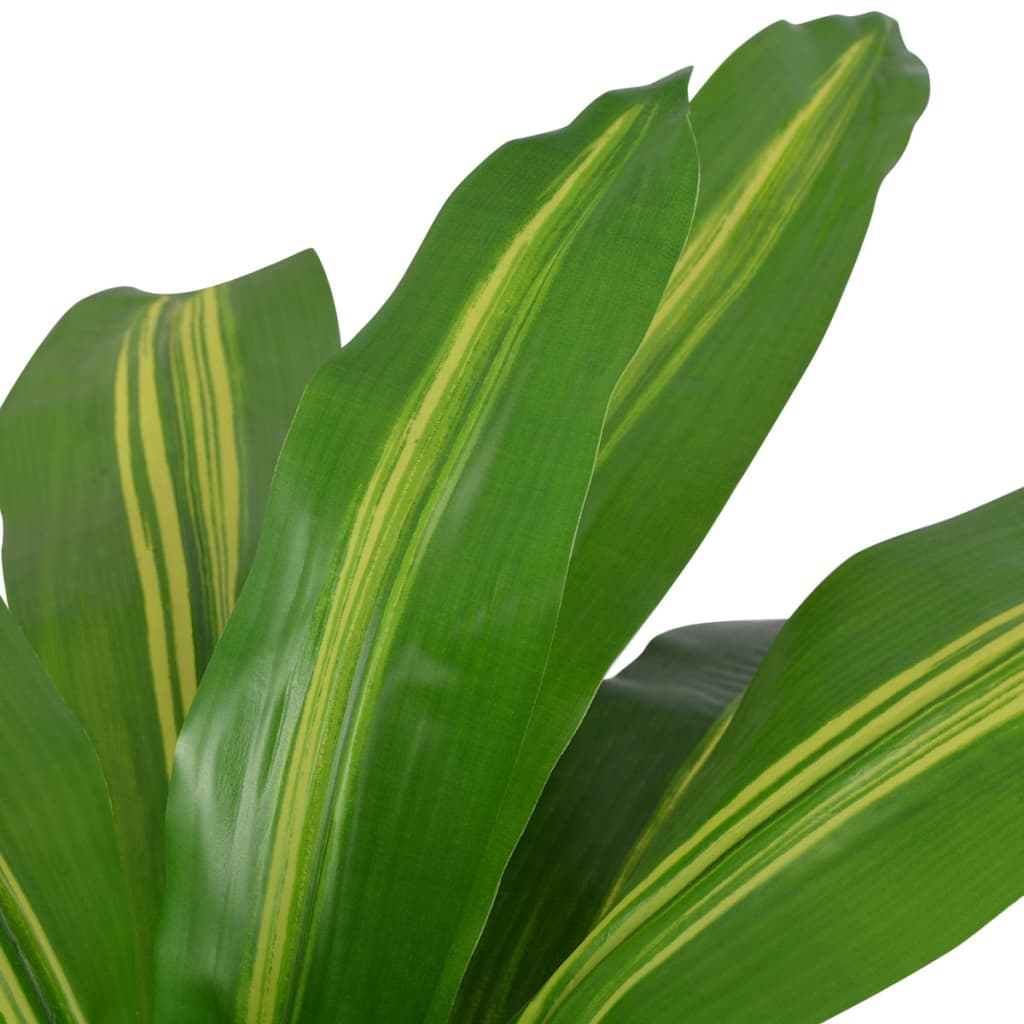 Dracena Pianta Artificiale con Vaso 90 cm Verde