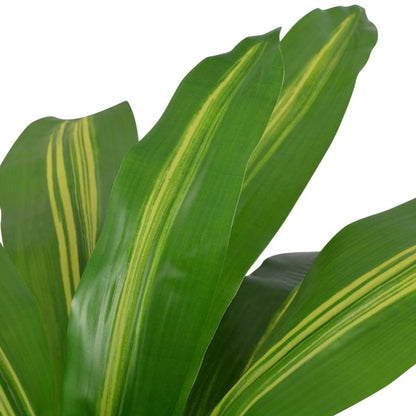 Dracena Pianta Artificiale con Vaso 90 cm Verde