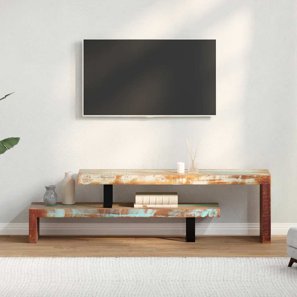 Mobile Porta TV in Legno Massello di Recupero