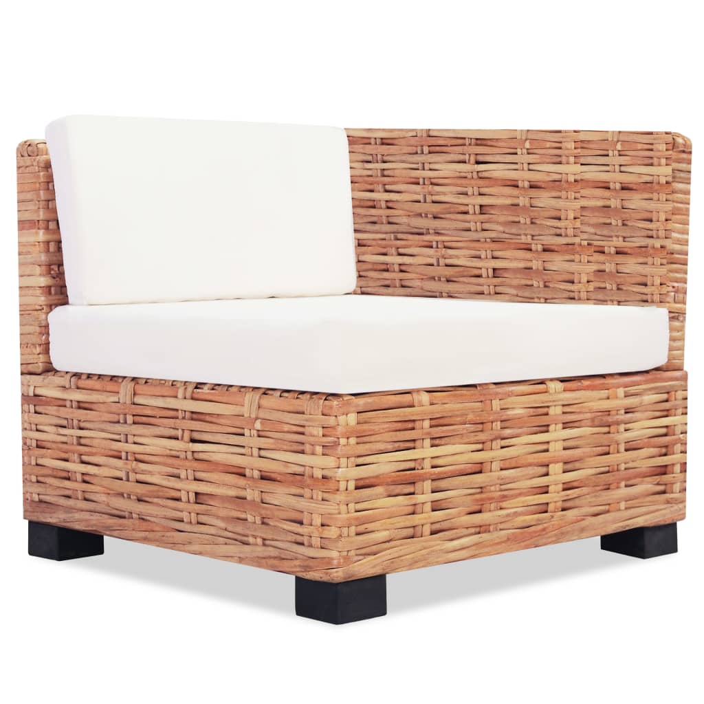Set Divano 14 pz in Rattan Naturale