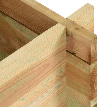 Fioriera Giardino Letto Vegetale Legno Pino Impregnato 40 cm