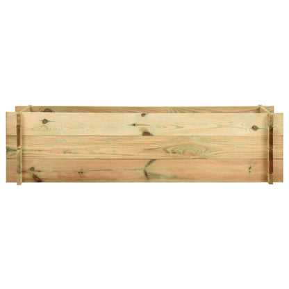 Fioriera Giardino Letto Vegetale in Legno Impregnato 120 cm