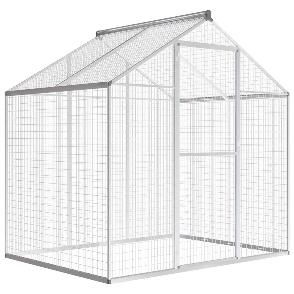Voliera da Giardino in Alluminio 178x122x194 cm