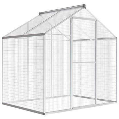 Voliera da Giardino in Alluminio 178x122x194 cm