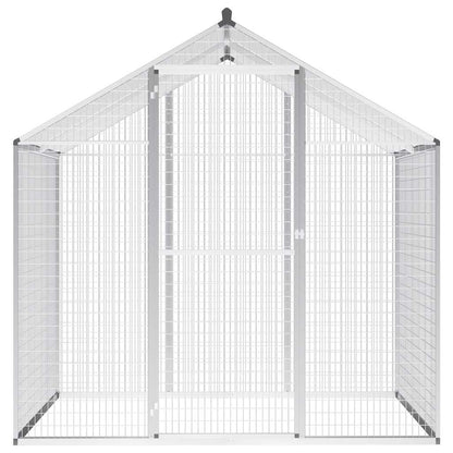 Voliera da Giardino in Alluminio 178x122x194 cm