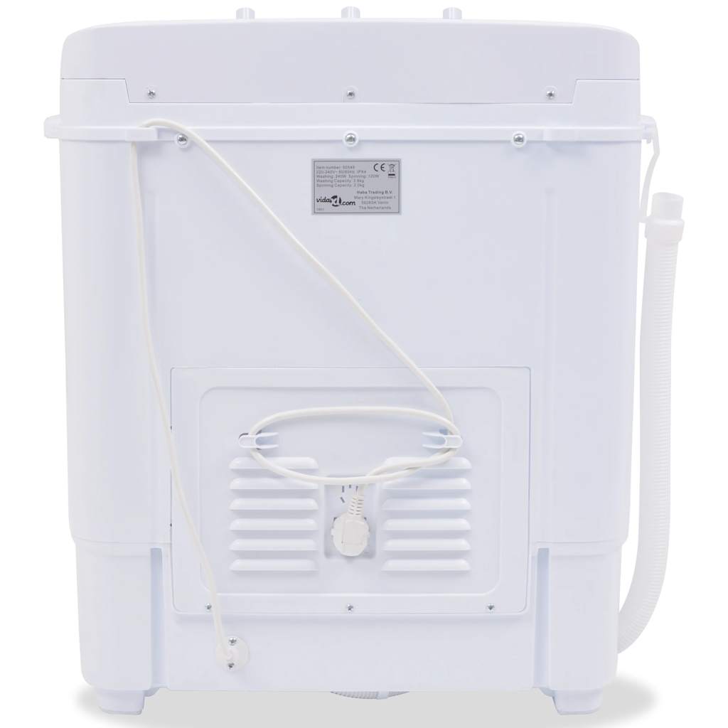 Mini Lavatrice a Vaschetta Doppia 5,6 kg